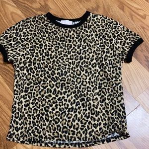 Pink Lily cheetah tee